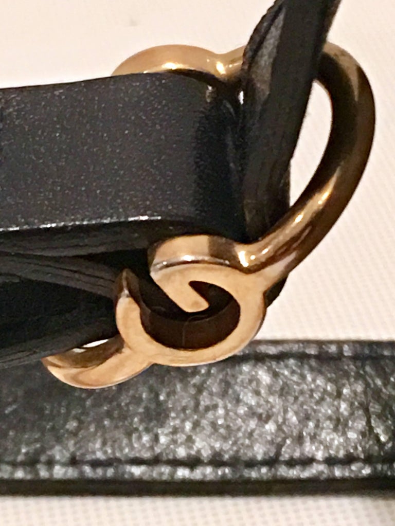 Vintage Gucci Leather and Canvas Bag
