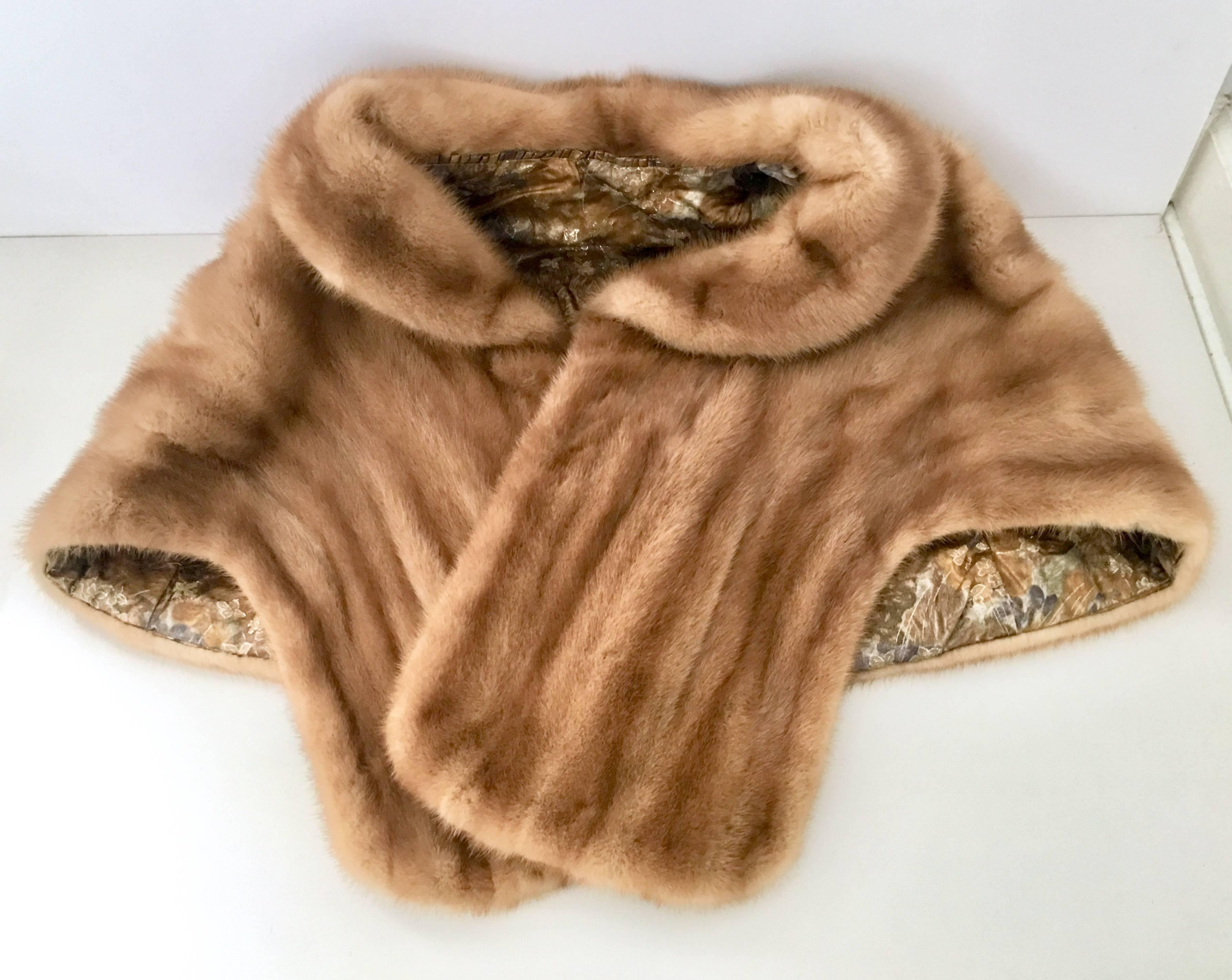Vintage Fine Mink Fur Capelet Jacket 2
