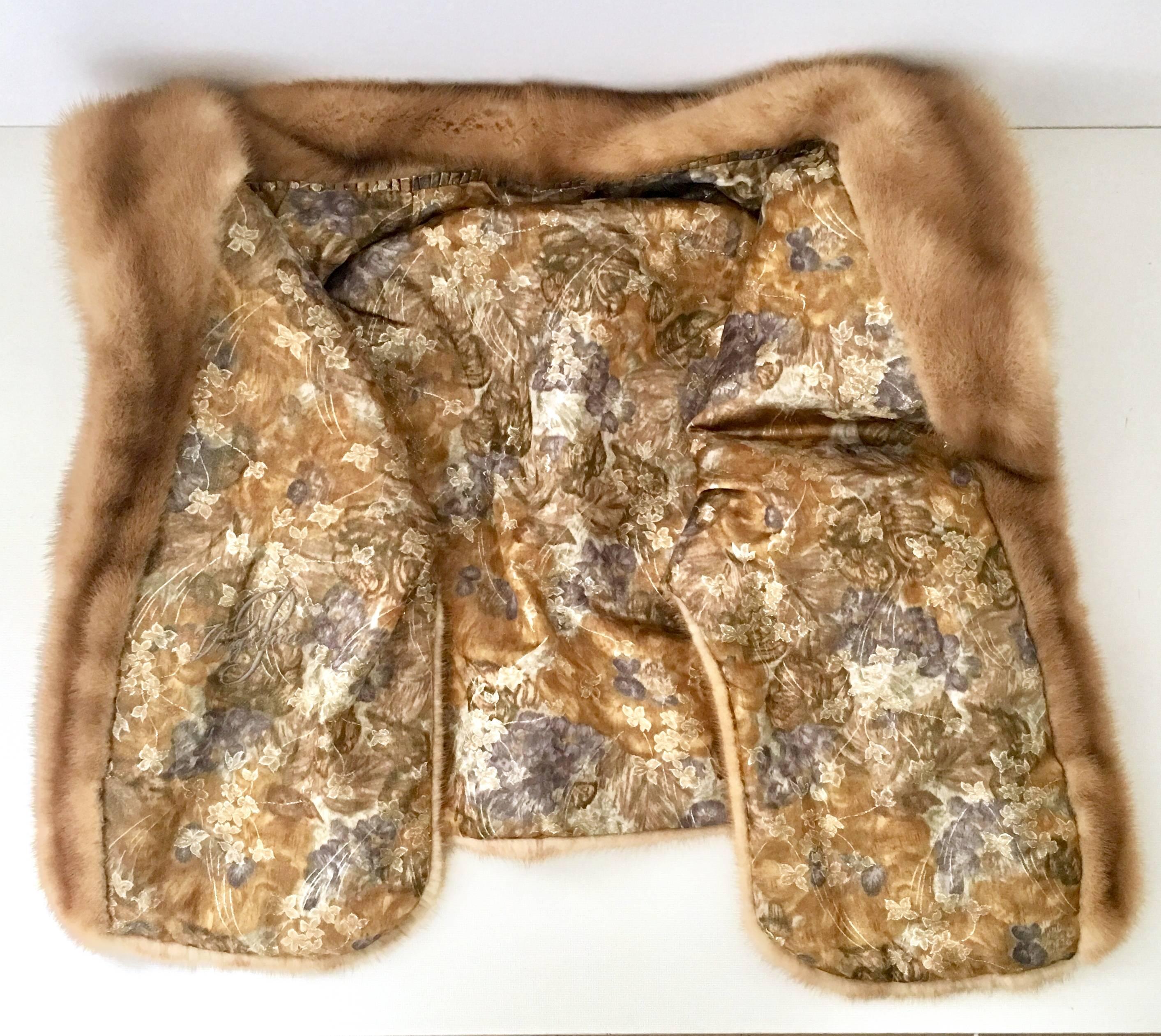 Vintage Fine Mink Fur Capelet Jacket 9
