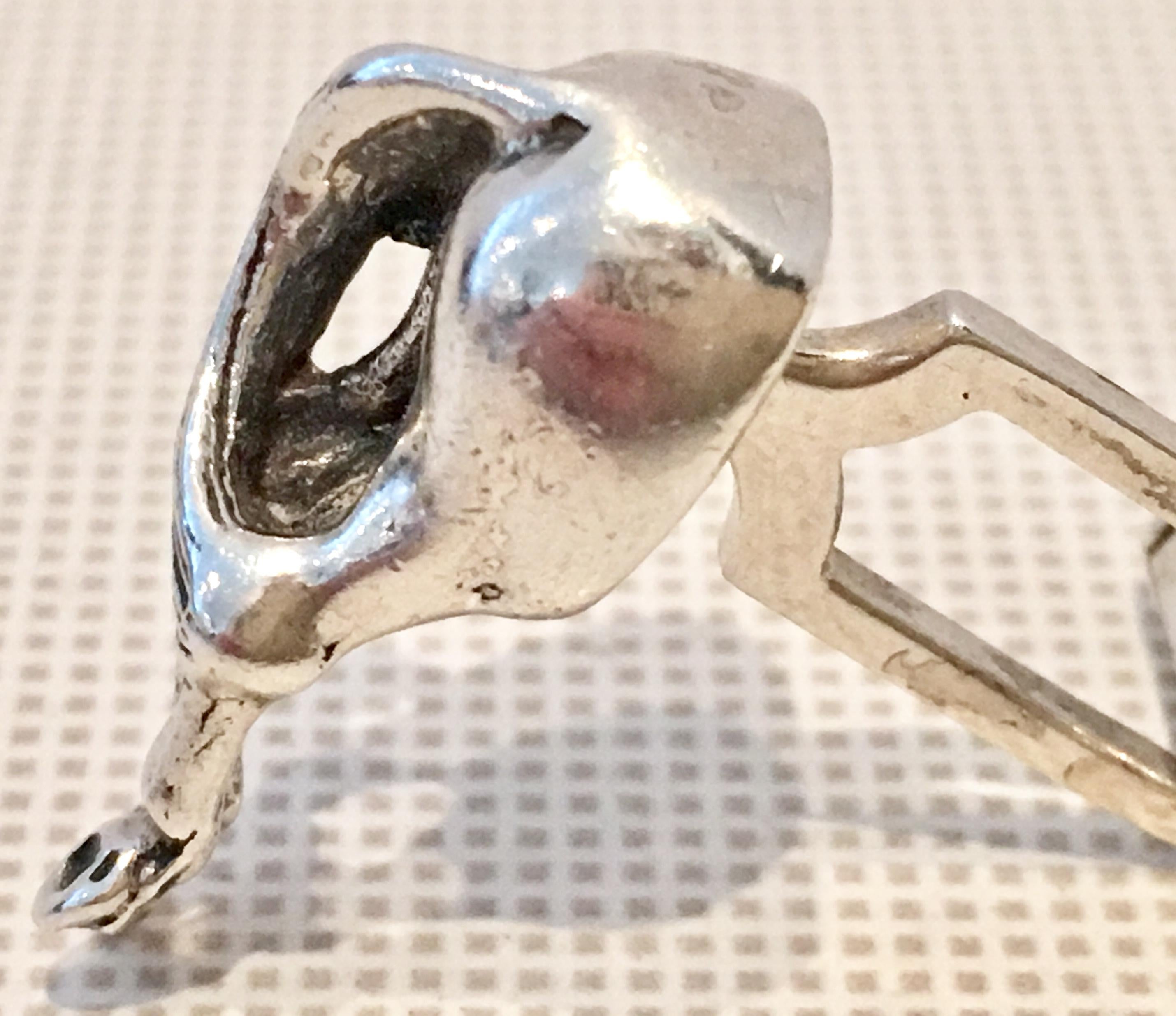 Mid-Century Sterling Silver Horse Cufflinks By Fenwick & Sailors For Sale 2