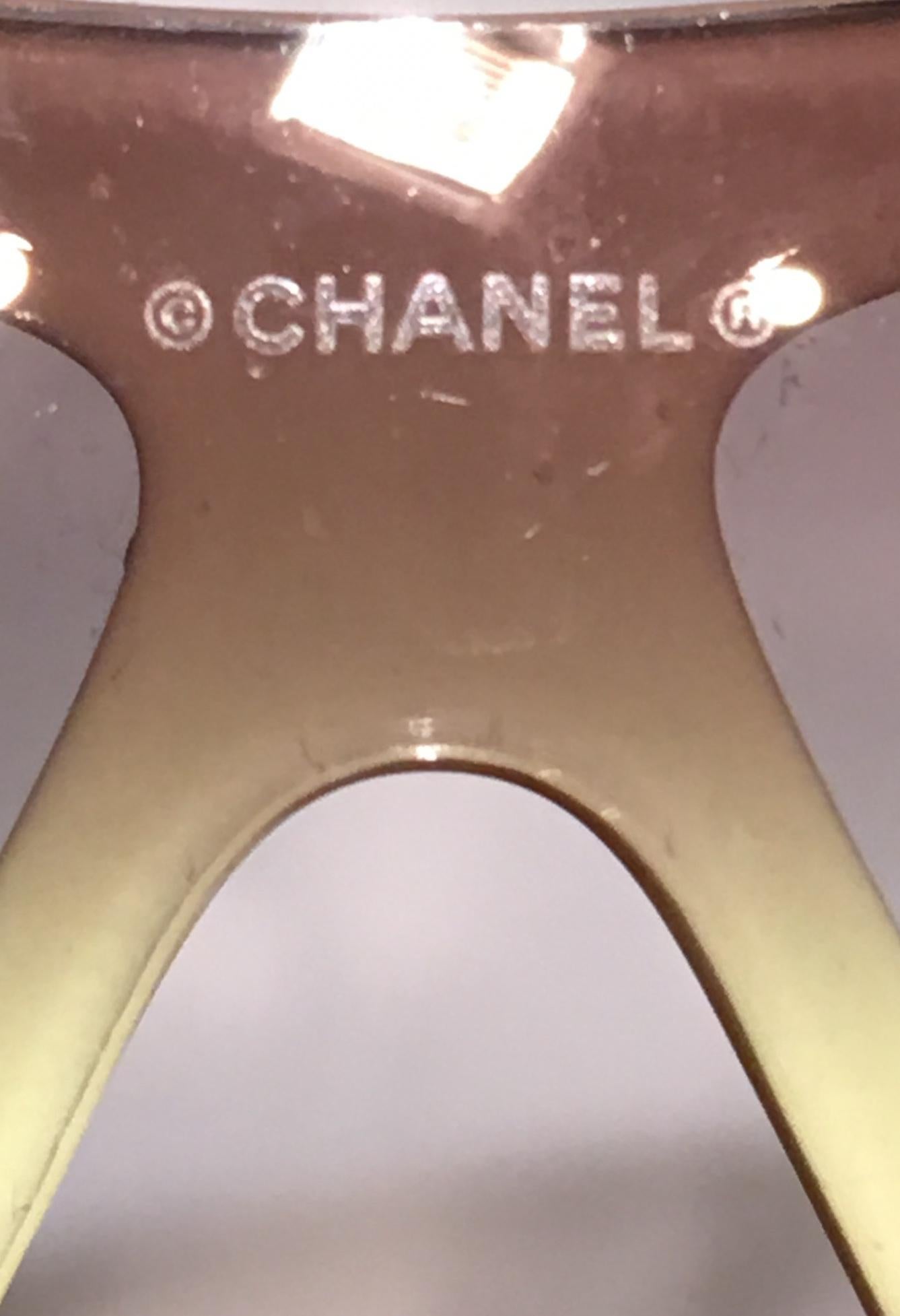 21st Century Chanel Nude & Chrome Infinity 