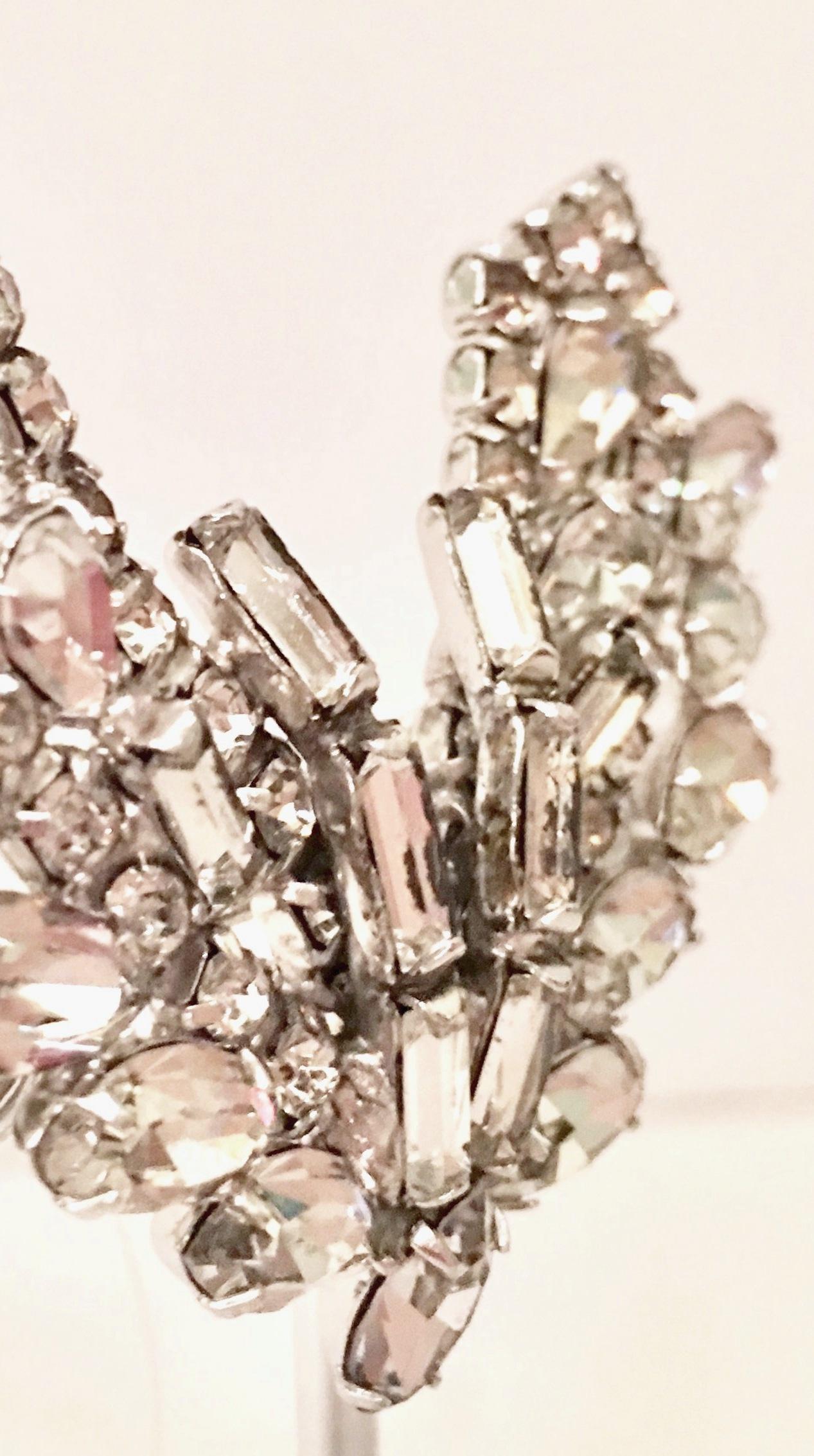 1950'S Silver & Austrian Crystal 