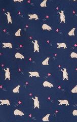 Vintage Hermes Silk Necktie "Polar Bears"
