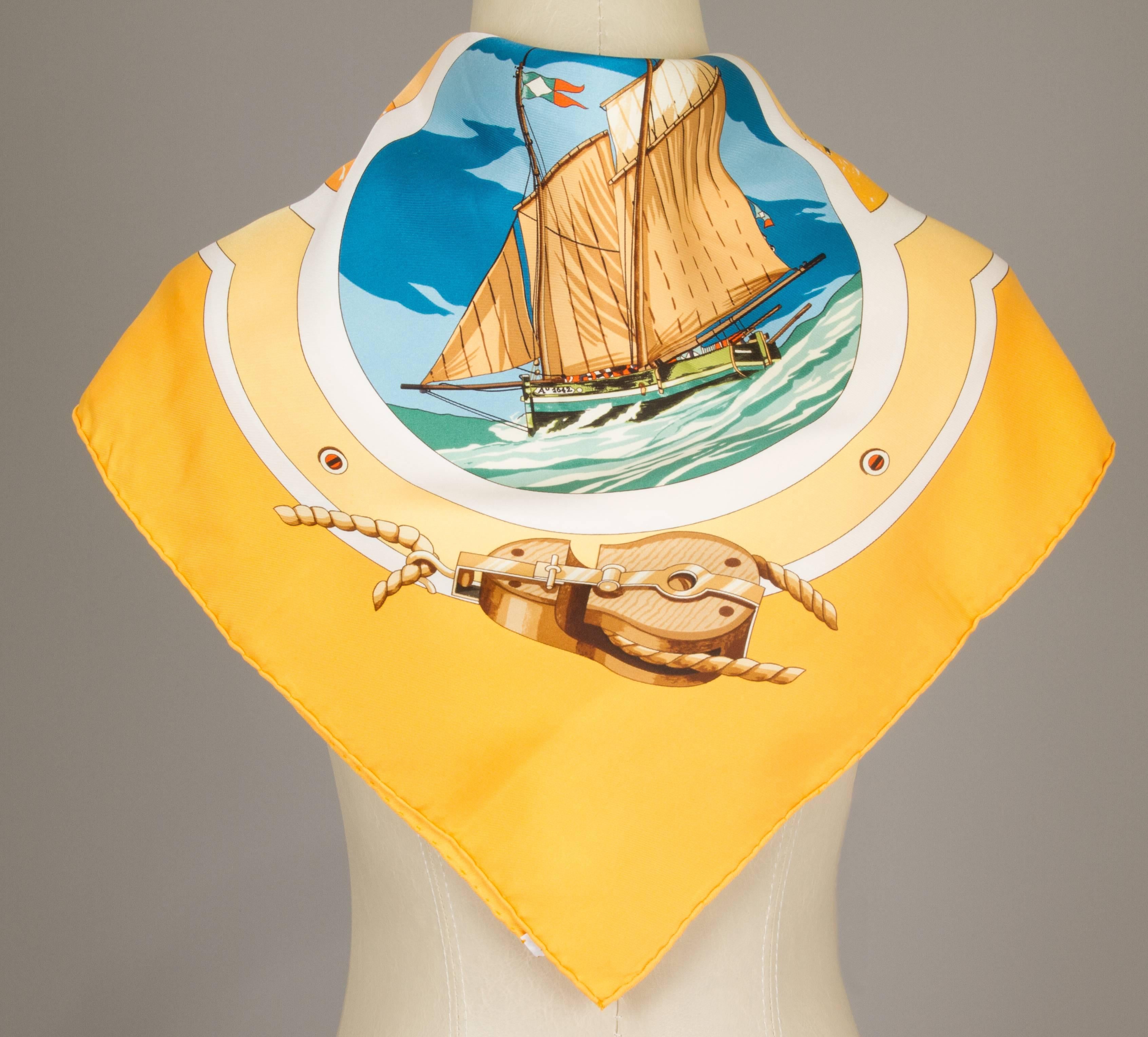 Vintage Hermes Silk Scarf 