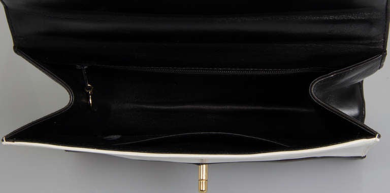 Optical CHANEL Black and White Handbag 1