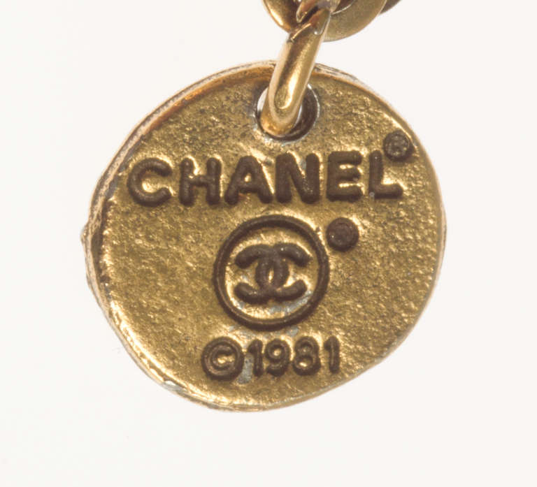 Women's Long Chanel Chicklet  Necklace