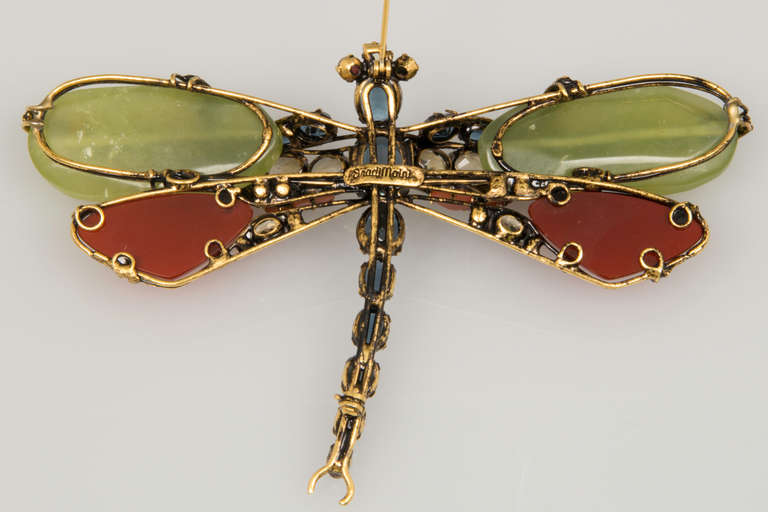 Iradj Moini Dragonfly Brooch In Excellent Condition In Chicago, IL