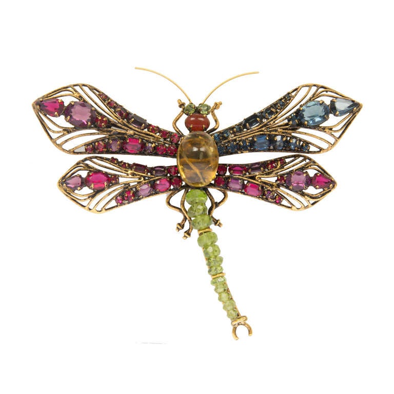 Beautiful Iradj Moini Dragonfly Brooch