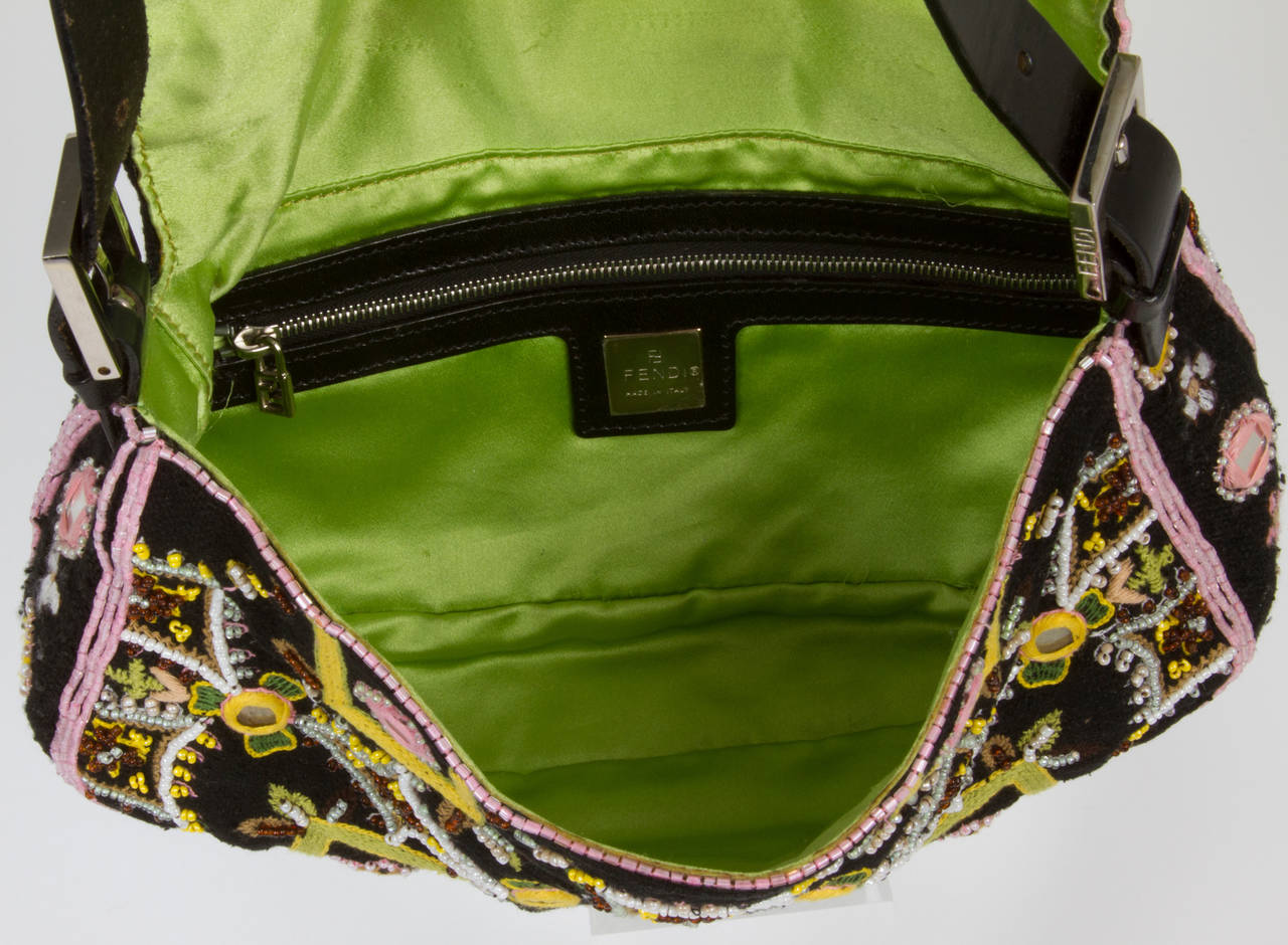 Fendi Beaded Mirrored  and Embroidered Handbag 3