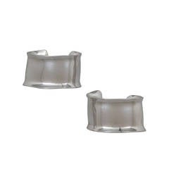 Rare Pair of Aluminum Cuff Bracelets by Christopher Den Blaker Vintage Rare Pair of Aluminum Cuff Bracelets by Christopher Den Blaker