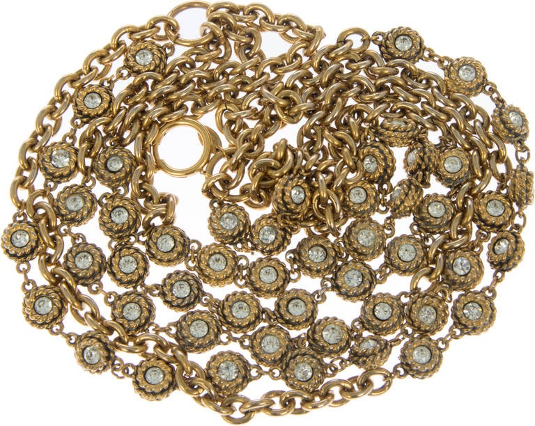 CHANEL Multi Strand Necklace In Excellent Condition In Chicago, IL
