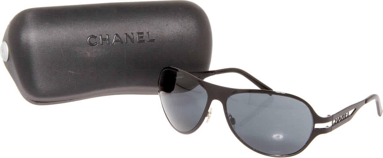 Women's CHANEL Black Sunglasses