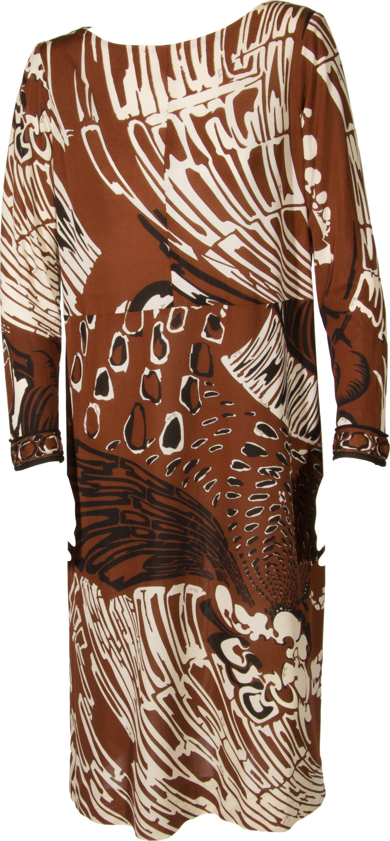 Vintage Emilio Pucci Silk Dress In Excellent Condition In Chicago, IL