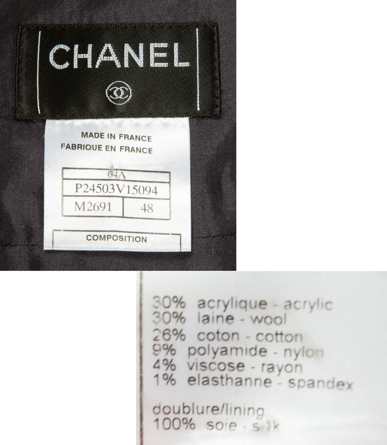 Large CHANEL Multi Color Woven Jacket an Skirt 5