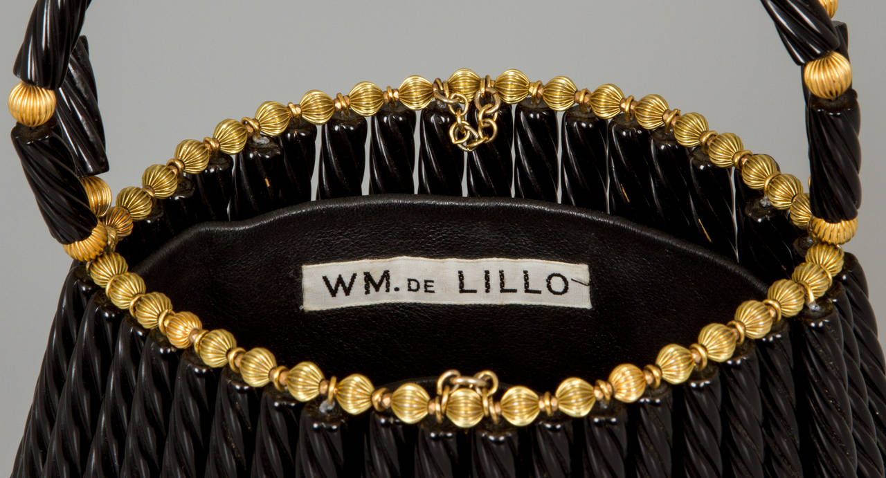Rare William de Lillo Licorice Handbag 1