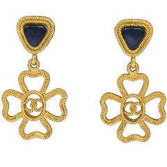 Large CHANEL Cloverleaf Earrings