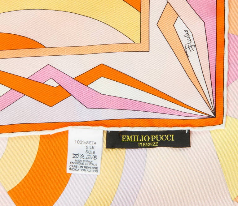 Iconic Mod Pucci  Silk Scarf 1