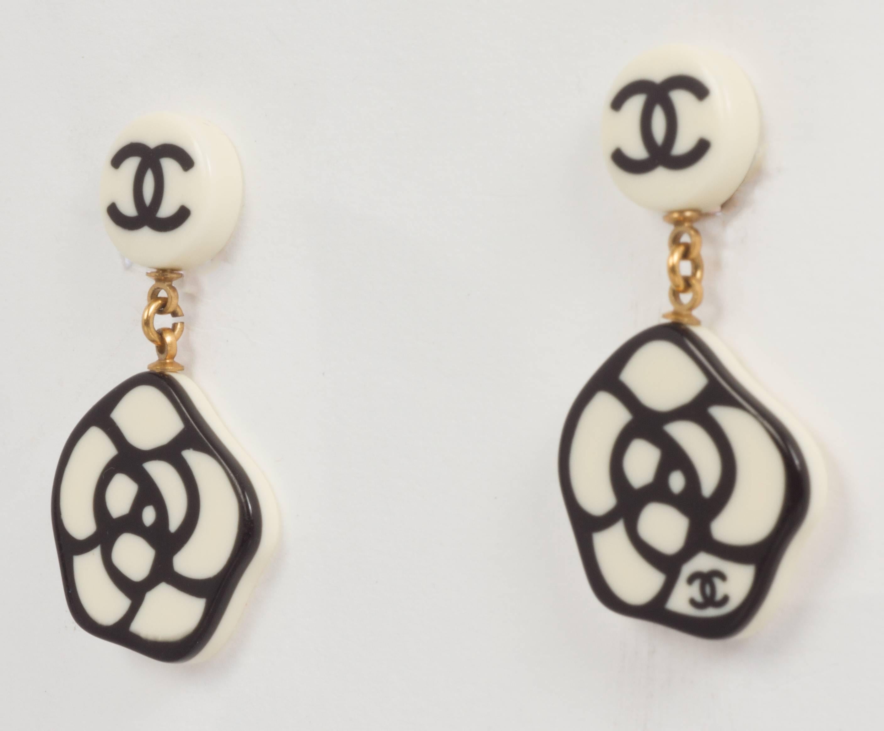 From the Spring 2003 collection, these CHANEL earrings have a  fun and youthful look