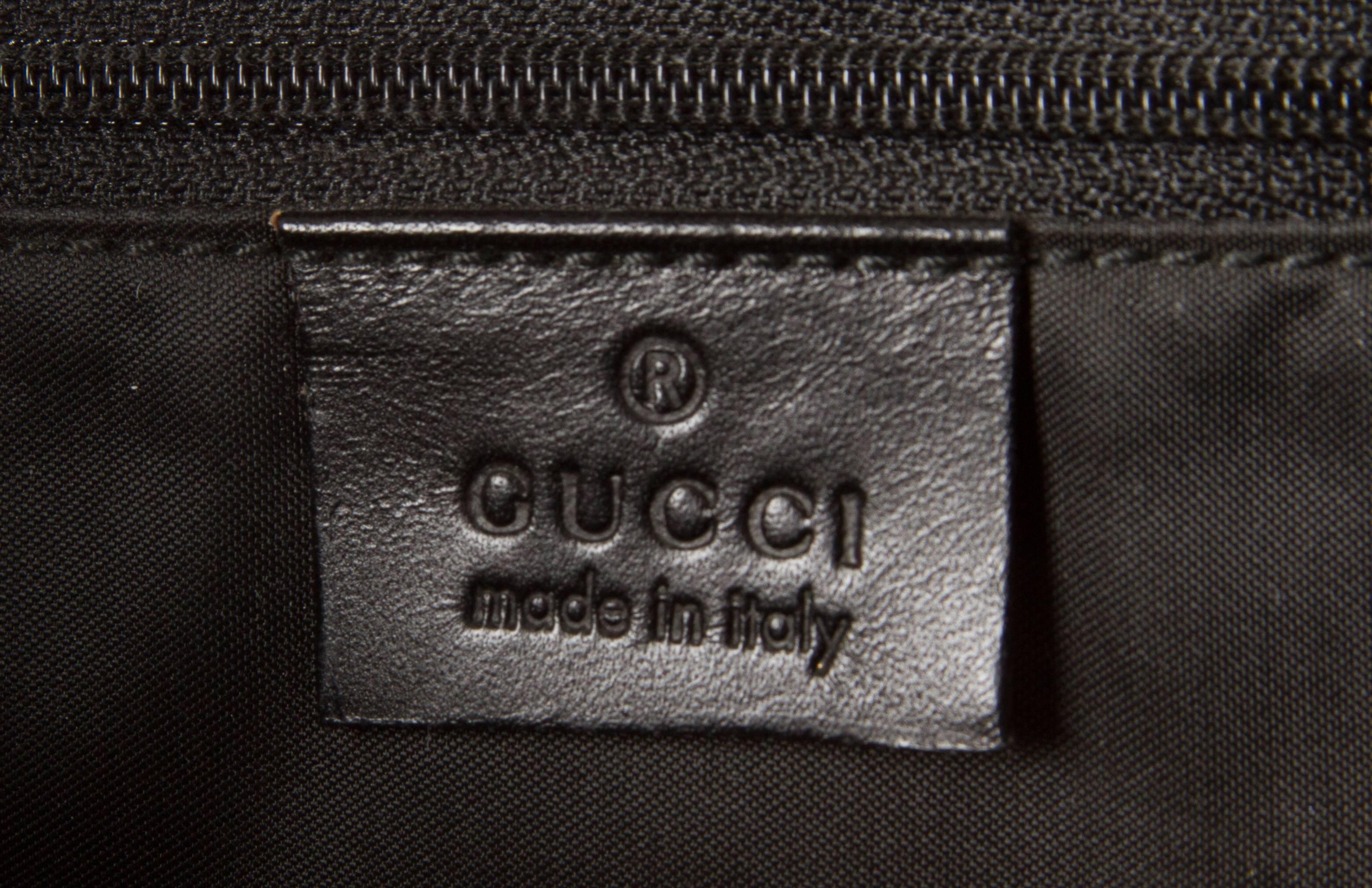 Brown Jackie O Gucci Lizard Handbag 