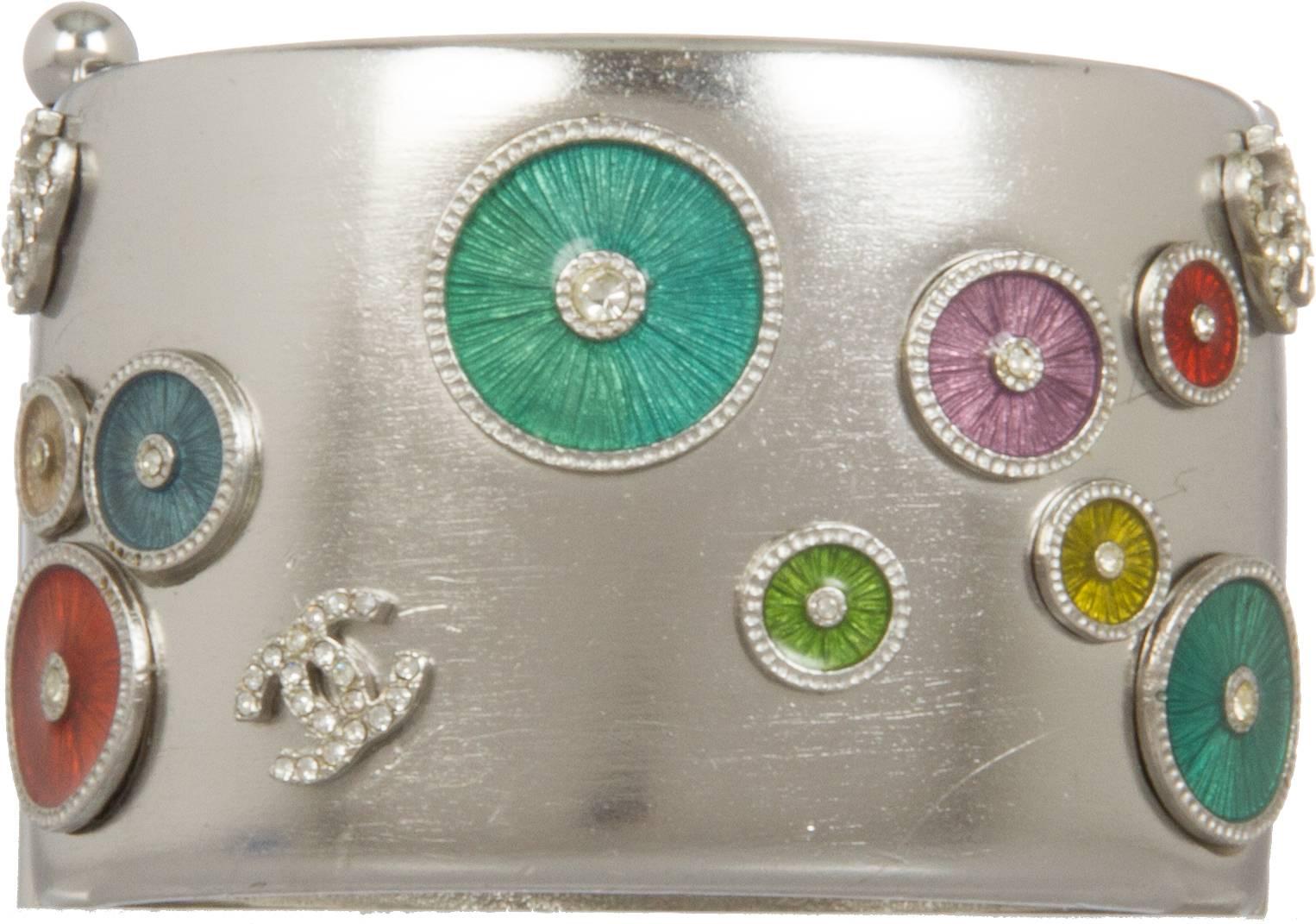 This is an unusual bracelet from the 2002 cruise collection. The interior dimension is 6.5