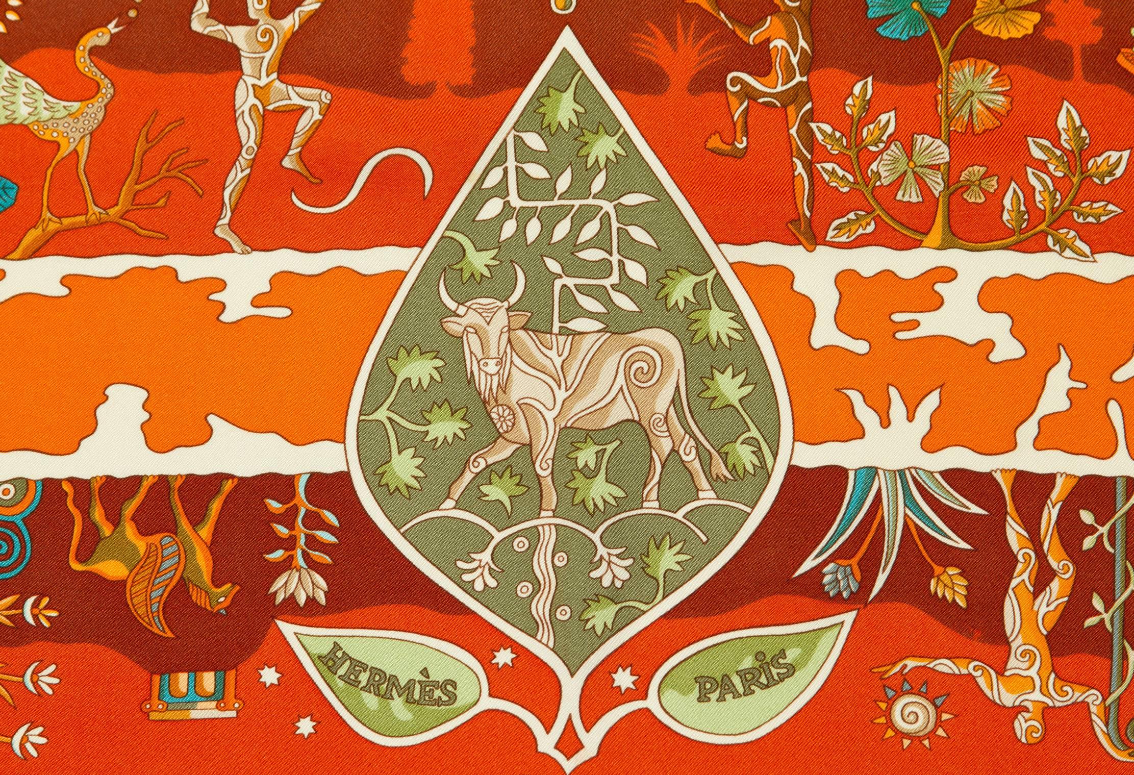 Vintage Silk Hermes Scarf 