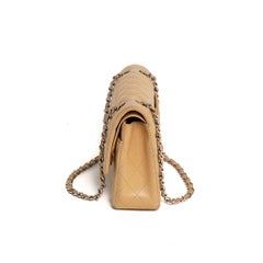 2005 Chanel 2.55 Quilted Matelasse Beige Lambskin