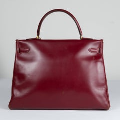1960 Hermés Kelly Box Bordeaux Good Condition