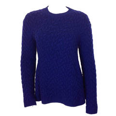 Chunky Jil Sander cashmere cable knit sweater                 Size S