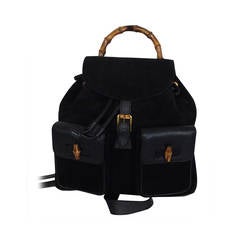 Gucci bamboo backpack
