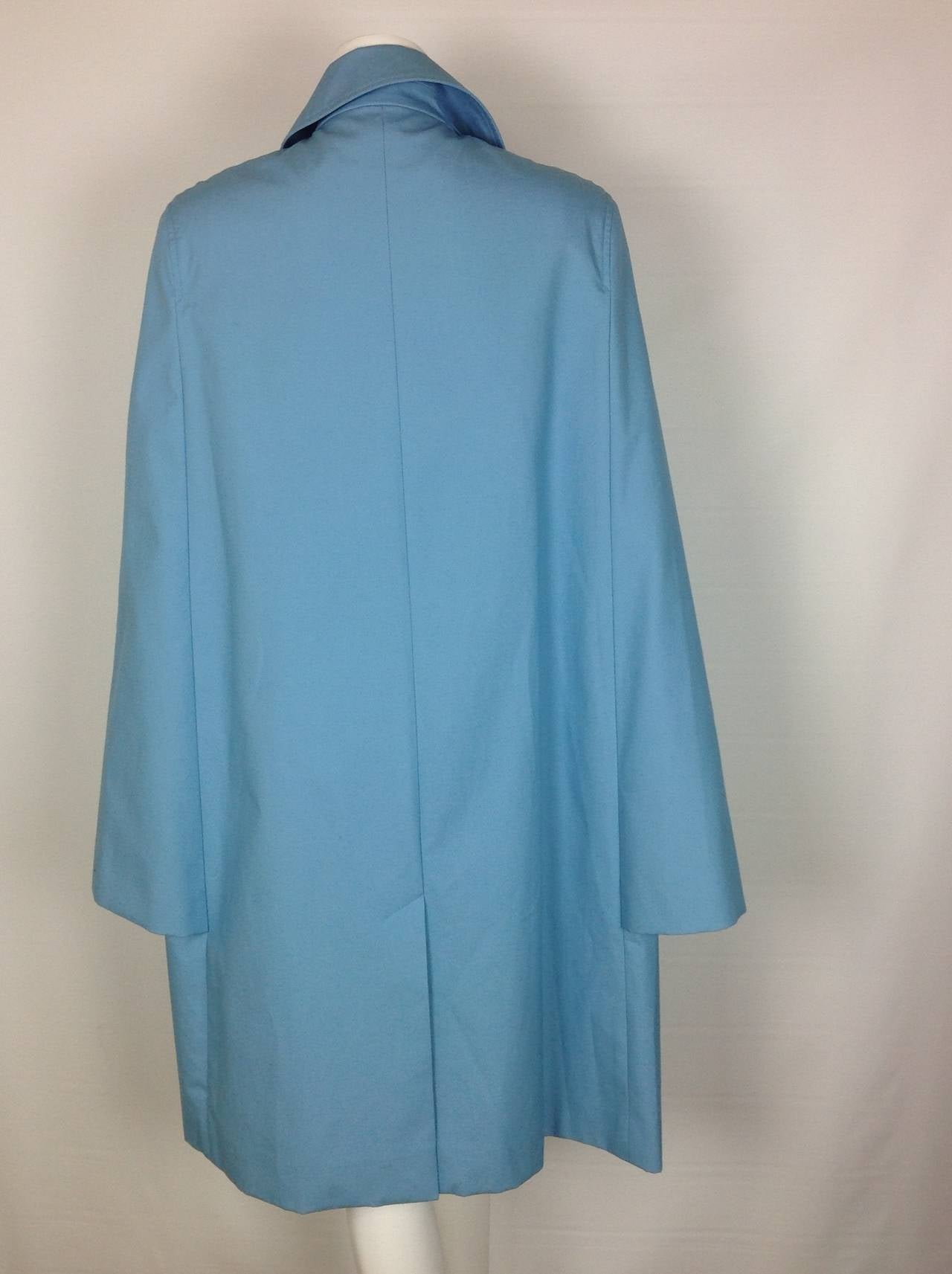 tiffany blue trench coat