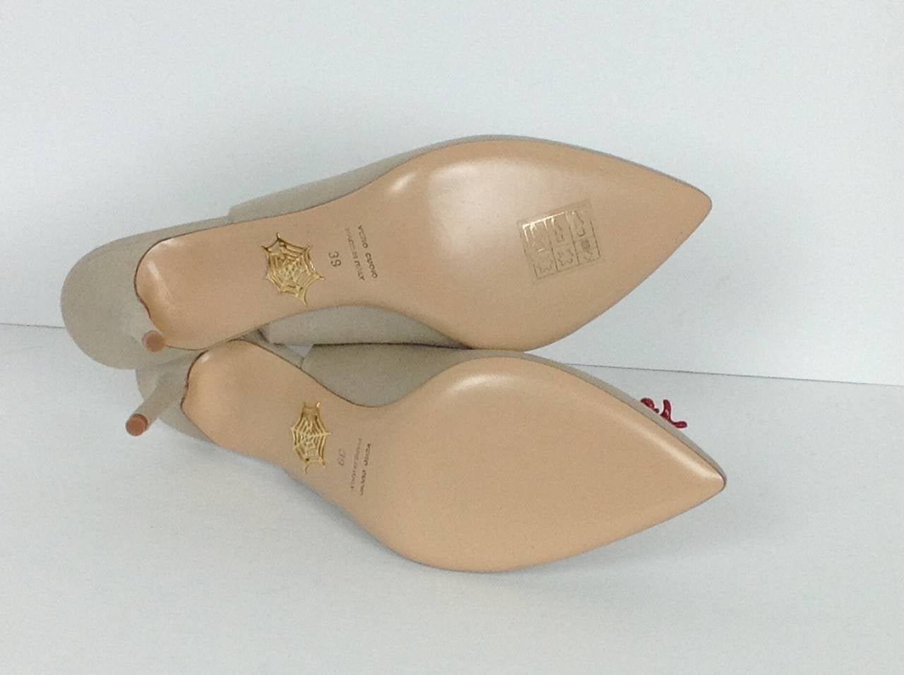 Coquillage trim Charlotte Olympia pumps         NEW For Sale 1