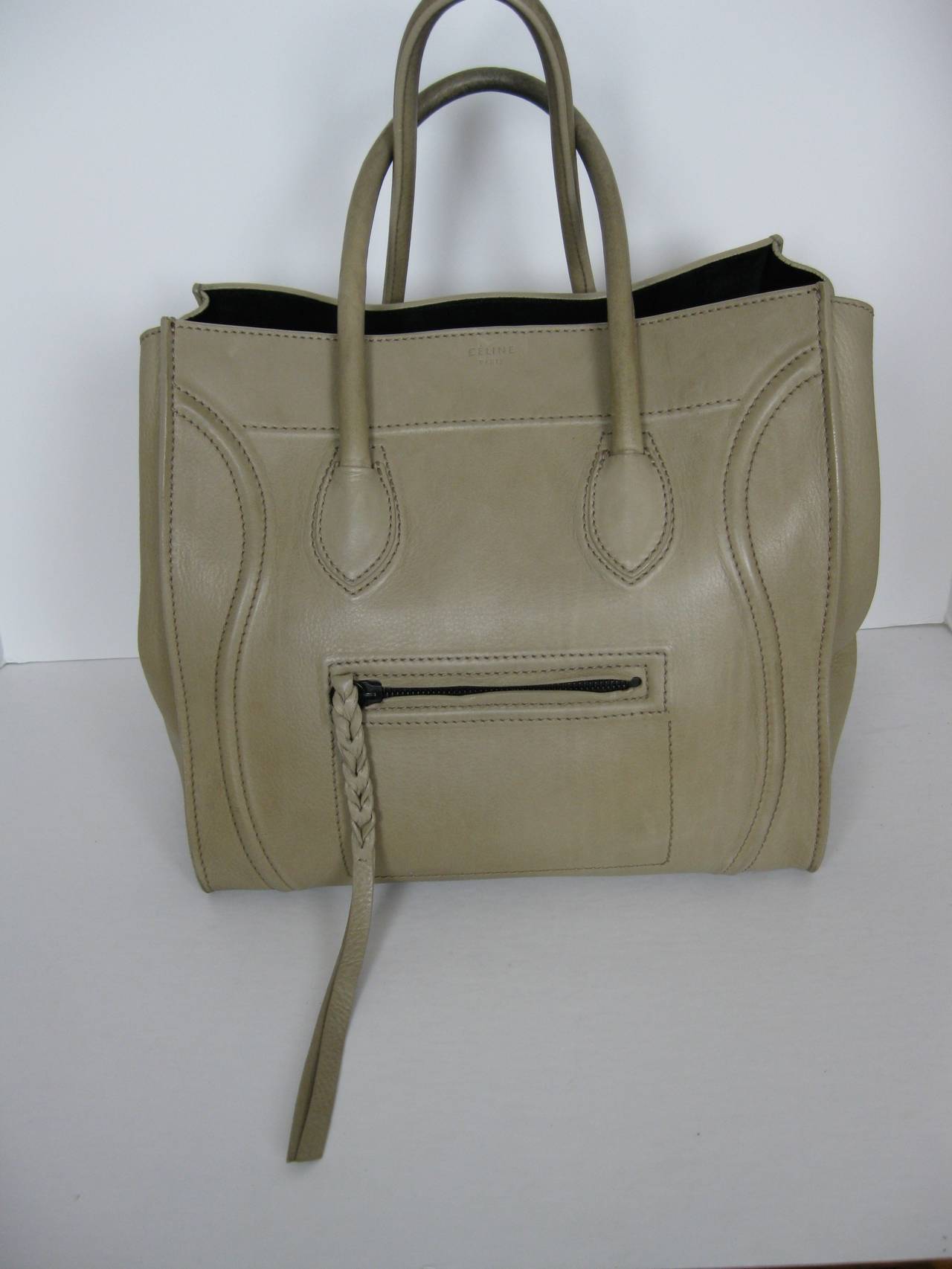 Braune Celine Phantom-Gepäcktasche  Fashionista-Favorit