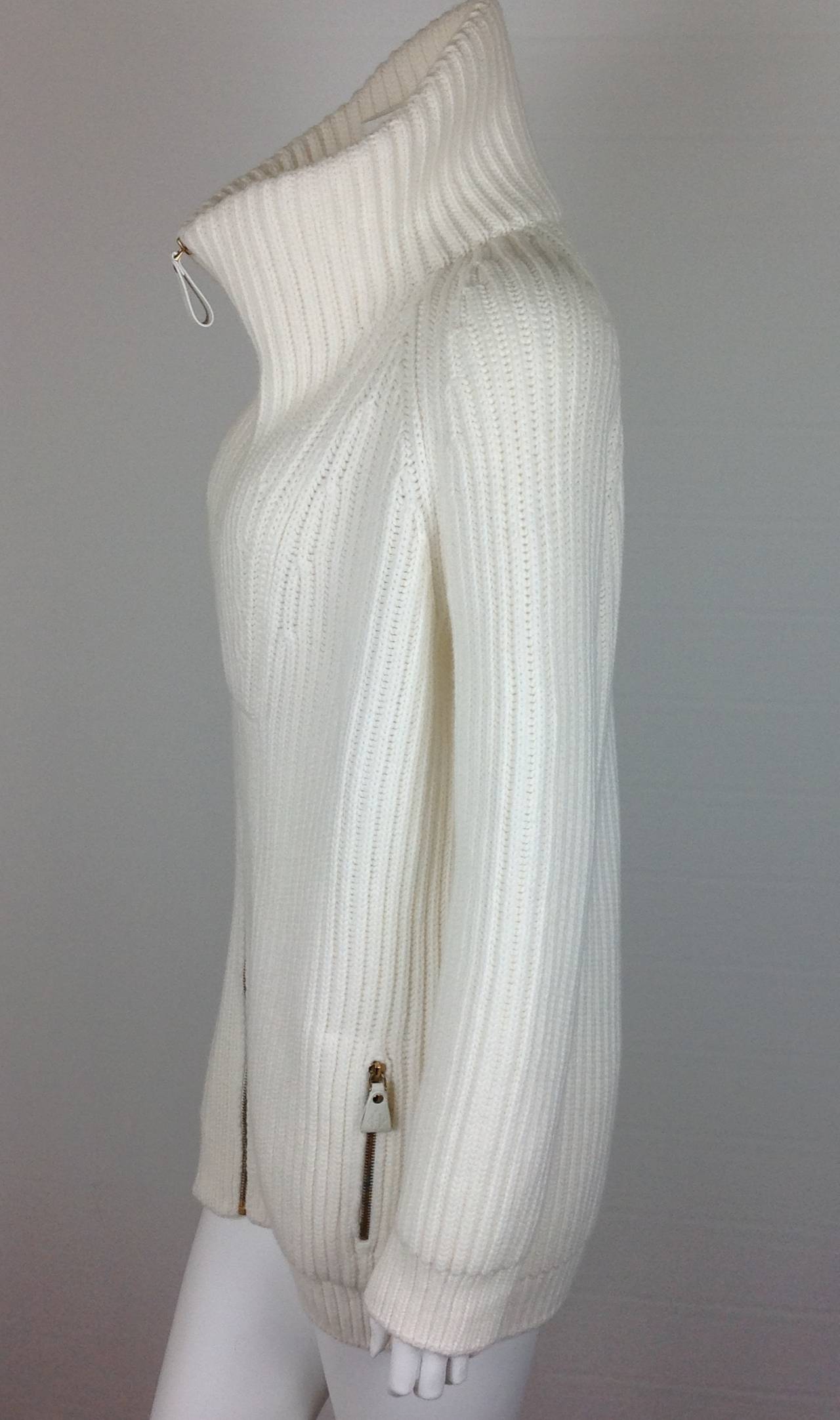 Hermes Snowball Cardigan Sweater Jacket                 size 36 4