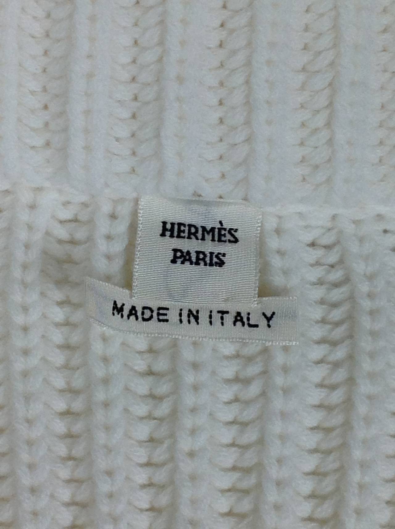 Hermes Snowball Cardigan Sweater Jacket                 size 36 3