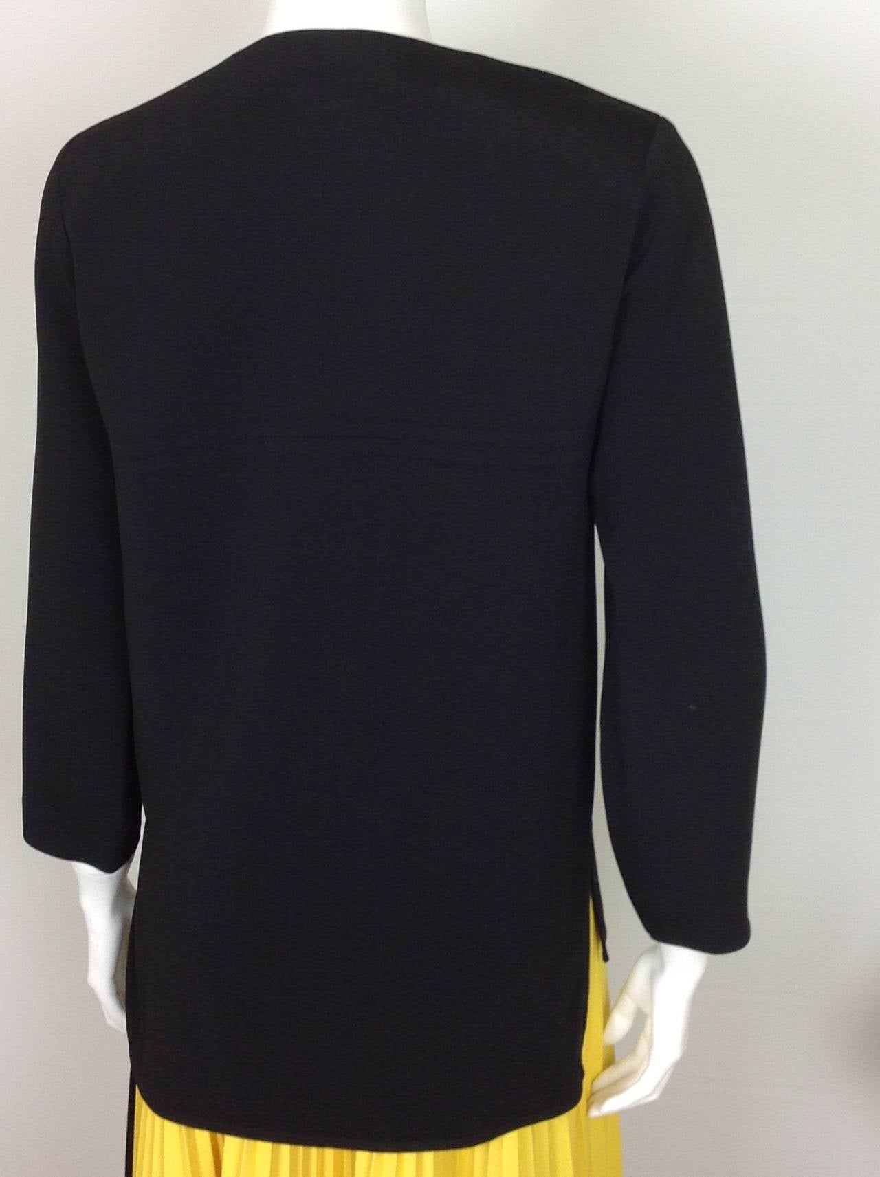 Women's Stella McCartney tunic with silvertone zipper     Size 36