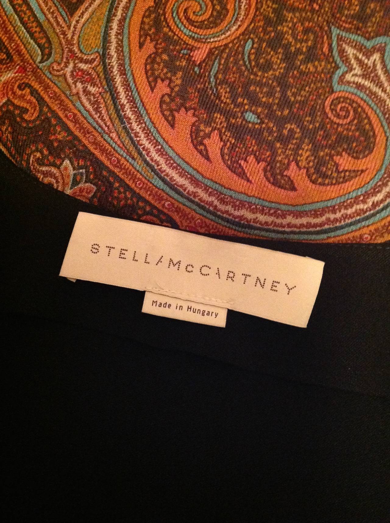 Stella McCartney tunic with silvertone zipper     Size 36 1