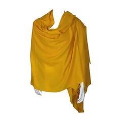 Sunflower Hermes cashmere shawl   New