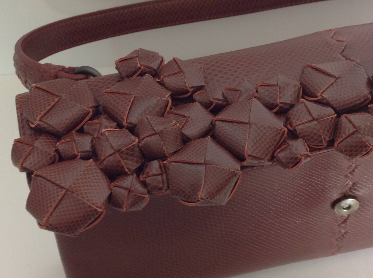 Women's Cinnamon lizard Bottega Veneta handbag