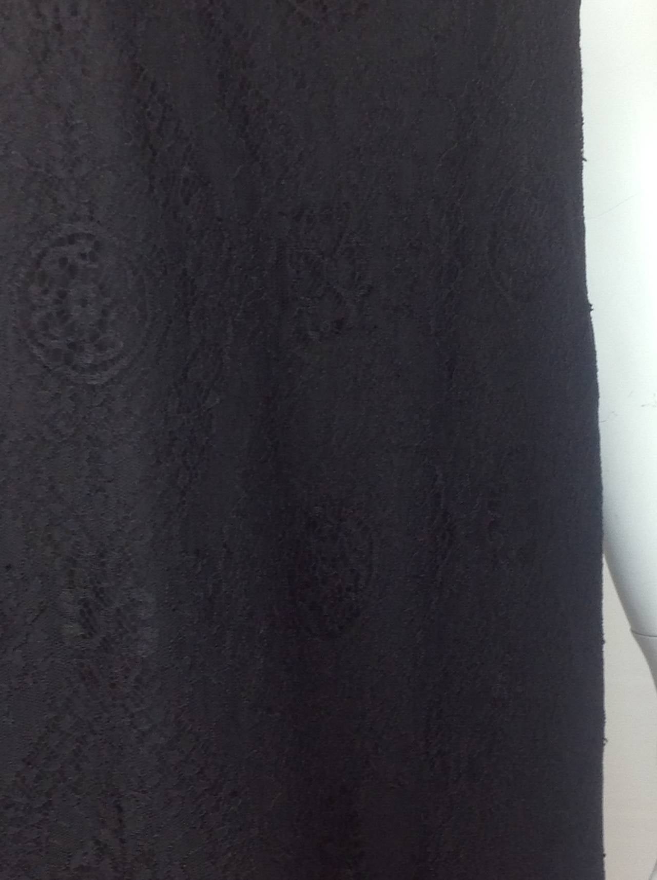 Gorgeous Ralph Rucci black lace sheath dress         Size S 2