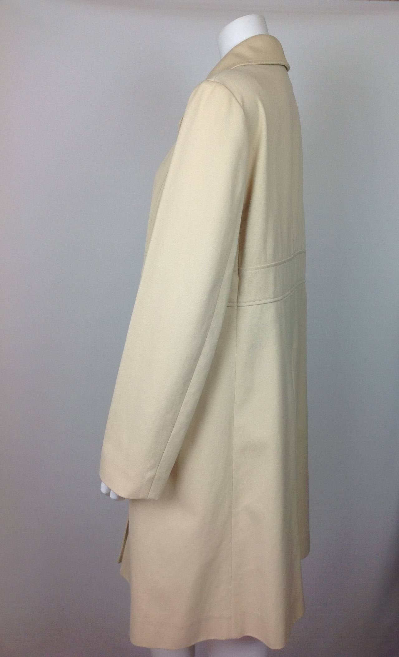 Marni cotton princess coat            Size 44 In Excellent Condition For Sale In Palm Beach, FL