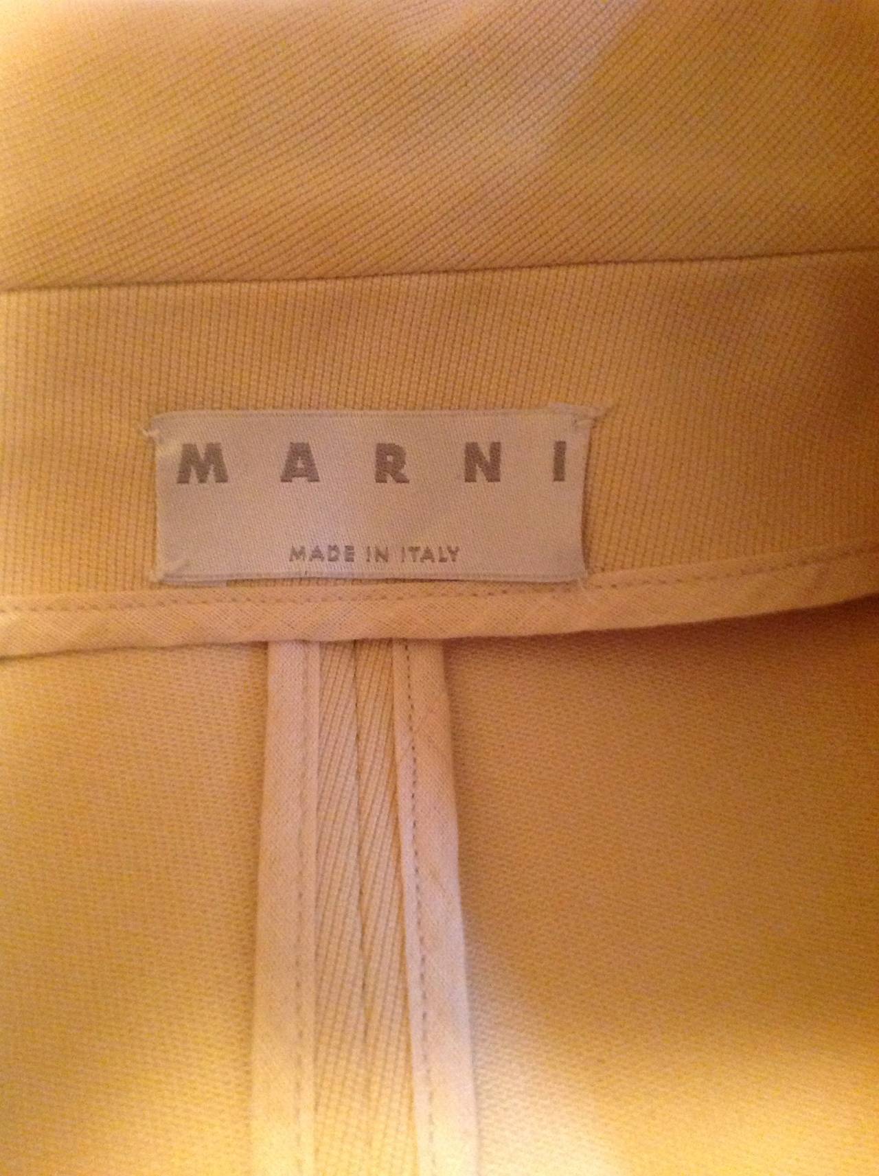 Marni cotton princess coat            Size 44 For Sale 1