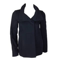 Navy Marni cotton blazer jacket     size 38
