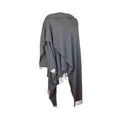 The Row charcoal cashmere poncho           Soft