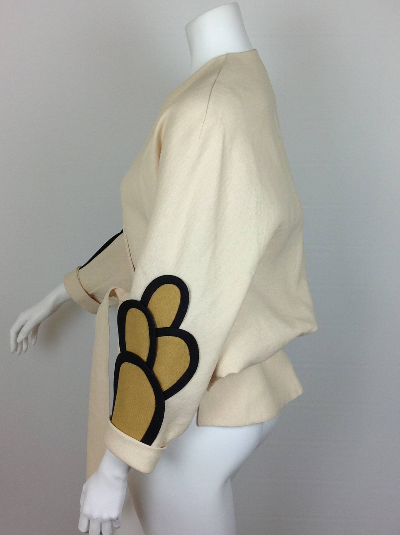 Architectural Delpozo paper/silk jacket          Sold out In New Condition In Palm Beach, FL