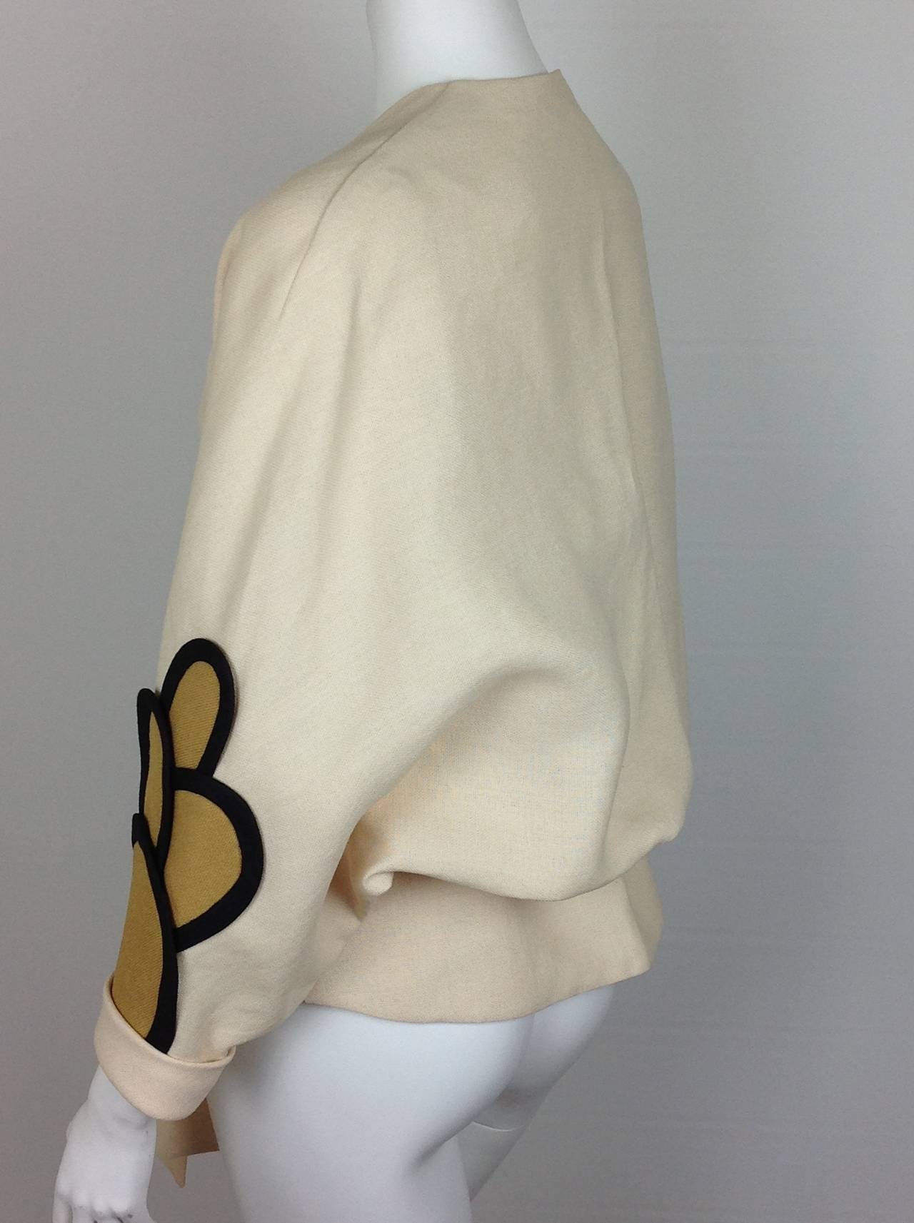 Beige Architectural Delpozo paper/silk jacket          Sold out