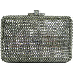 JUDITH LEIBER COUTURE Crystal Slide Lock Clutch    in stores NOW