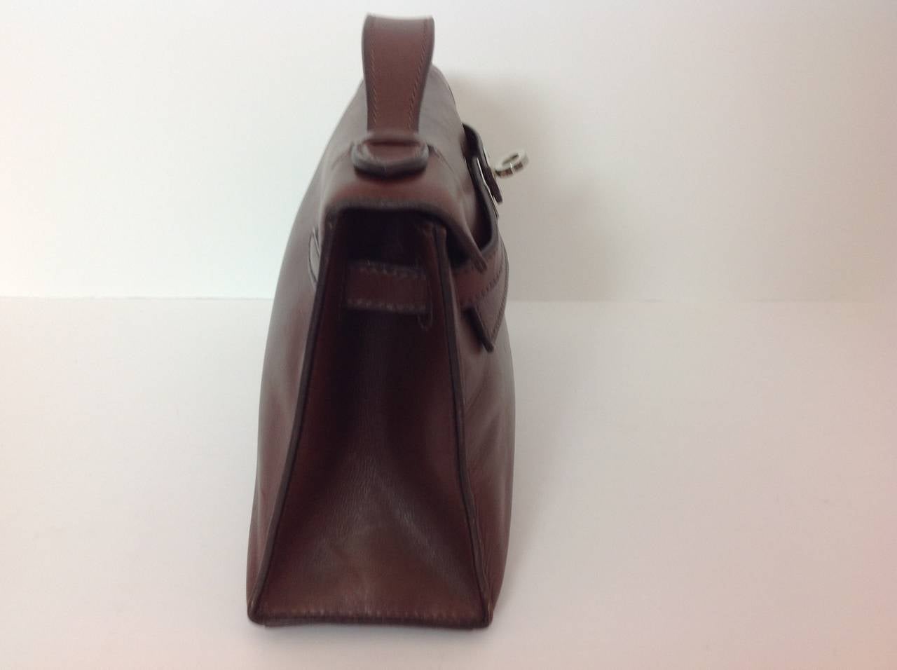 Women's HERMES JPG mini Kelly pouchette clutch   So soft For Sale