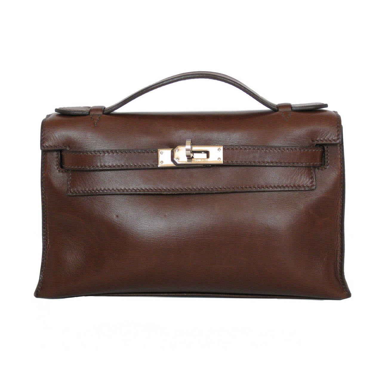 HERMES JPG mini Kelly pouchette clutch   So soft For Sale