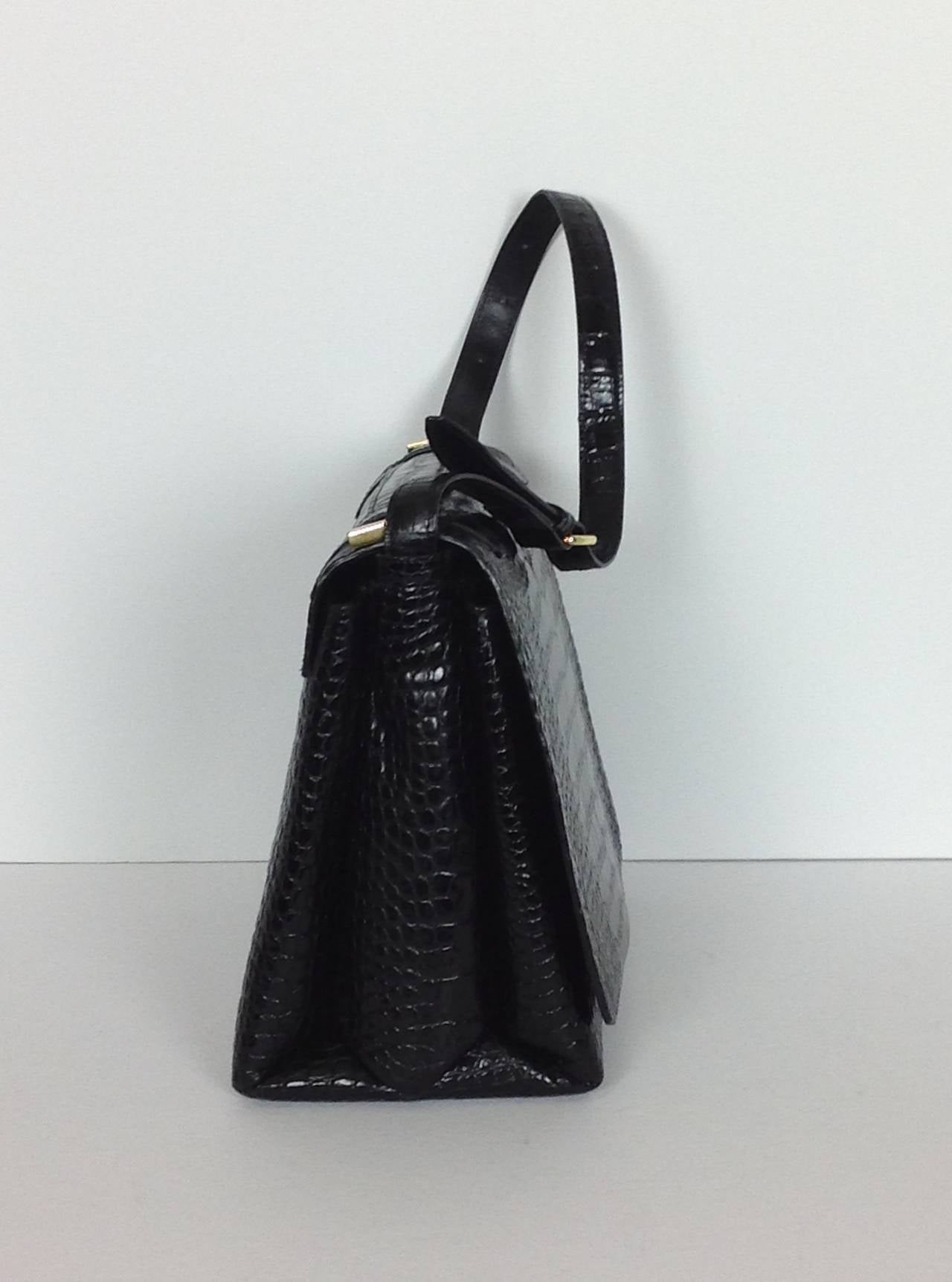Dries Van Noten bold embossed leather handbag 1