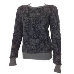 Chanel cashmere snowflake sweater                          size 38